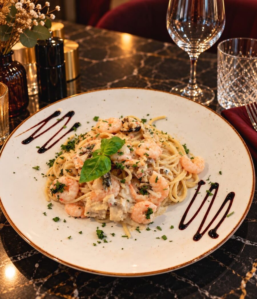 Pâtes aux fruits de mer